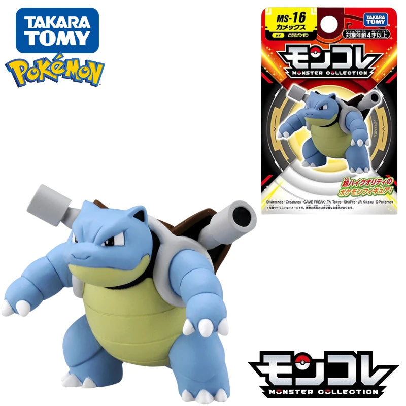 Original Takara Tomy Pokemon Venusaur Blastoise Charizard Figure Toys Anime Pikachu Umbreon Vaporeon Charcadet Model Dolls Gifts