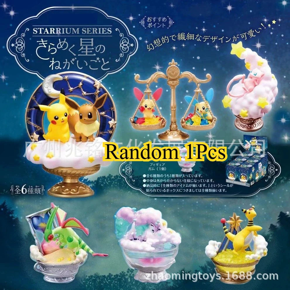 Pokemon Starry Sky Pikachu Mystery Box Eevee Blind Box Toys Anime Figures Doll Gifts Toys Collect Ornaments Kids Gifts