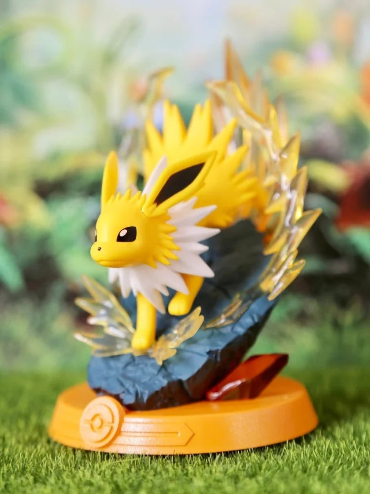 Anime Pokemon Funism Original Adventure Eevee Family Suit Blind Box Jolteon Sylveon Action Figure Collection Model Kids Toy Gift