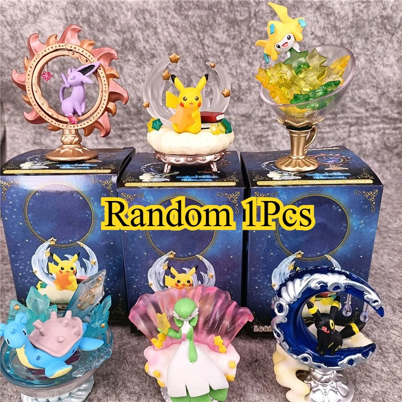 Pokemon Starry Sky Pikachu Mystery Box Eevee Blind Box Toys Anime Figures Doll Gifts Toys Collect Ornaments Kids Gifts
