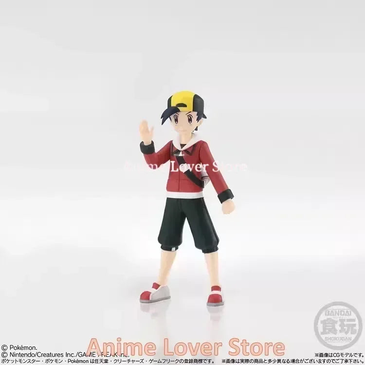 Bandai Original Scale World POKEMON Johto Region Gold Typhlosion Wobbuffet Totodile Togepi Pichu Anime Figure Toys for Kids Gift
