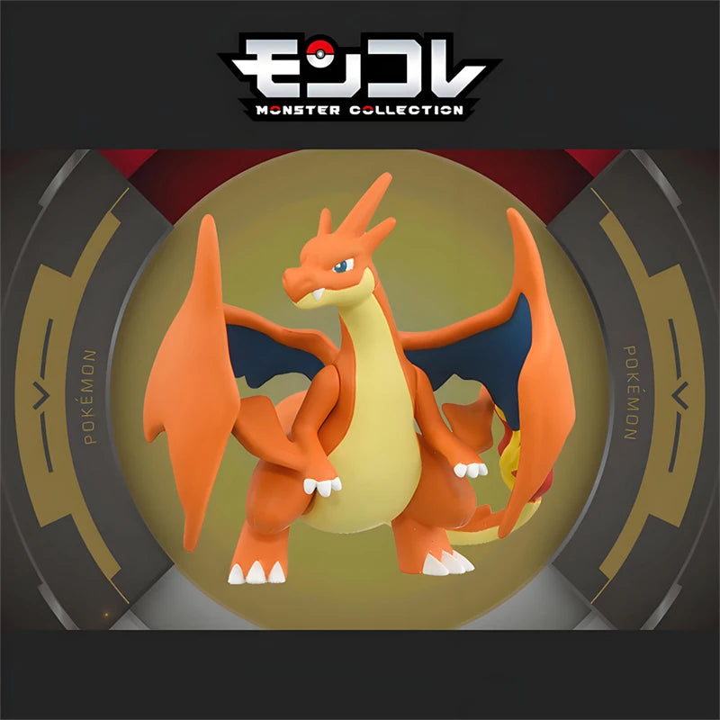 Original Takara Tomy Pokemon Venusaur Blastoise Charizard Figure Toys Anime Pikachu Umbreon Vaporeon Charcadet Model Dolls Gifts