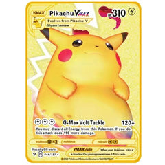 Pokemon English Metal Game Collection Card Anime Figure Charizard Pikachu Blastoise Mewtwo Battle Collection Carte Card Toy Gift