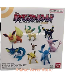 Bandai Original Scale World POKEMON Paldea Region Penny Sylveon Eevee Flareon Vaporeon Jolteon Glaceon Espeon Anime Figures Toys