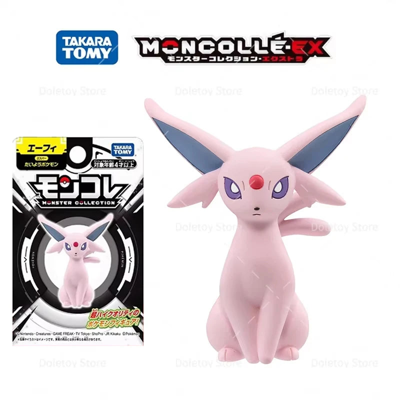 TOMY Pokemon Figure Trainer Ash Ketchum Leon Eevee Jolteon Flareon Leafeon Glaceon Umbreon Original Action Model Birthday Gift