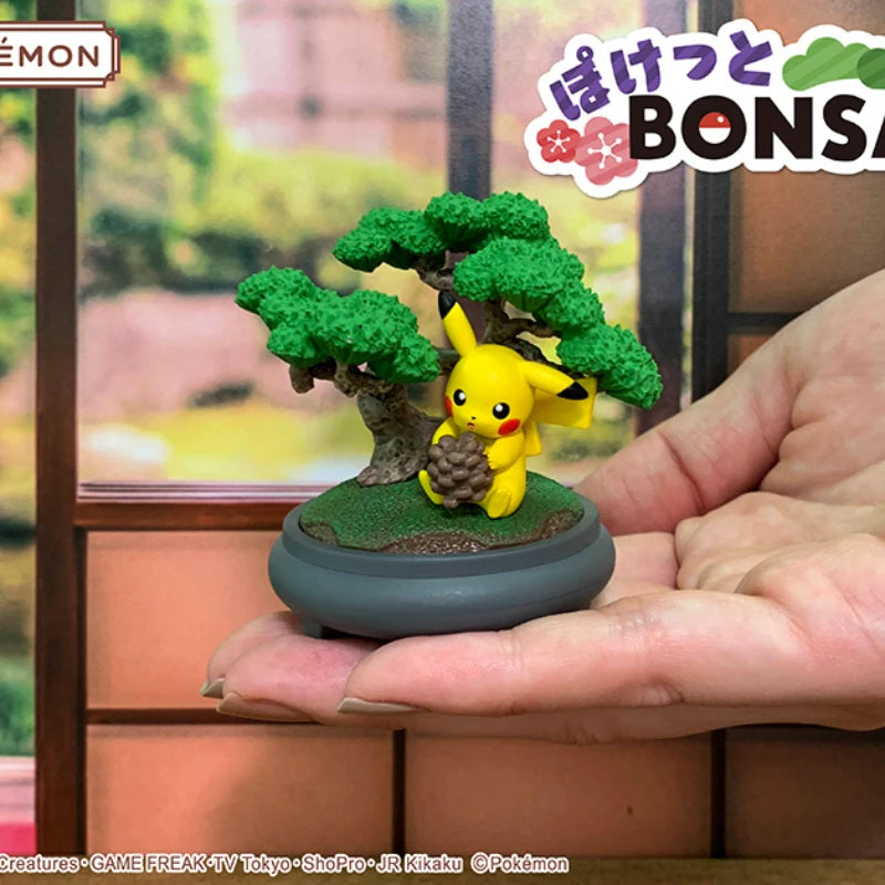 Re-ment Pokemon Pikachu Vulpix Ho-Oh Poliwag Mawile Lucario Potted Plant Figure Blind Box Toys Model Collection Ornaments Gifts