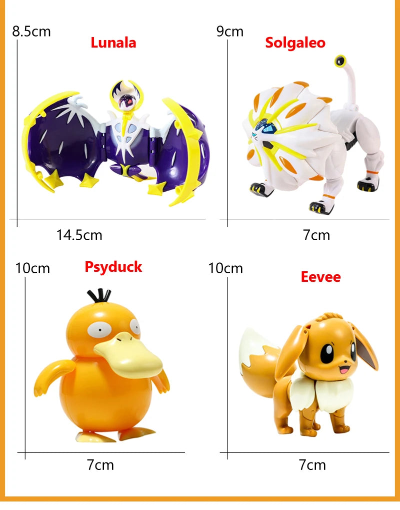 Pokemon Pokeball Box Set Toys Pocket Monster Pikachu ASH-Greninja Lucario Eevee Anime Action Figure Model Toy Gifts
