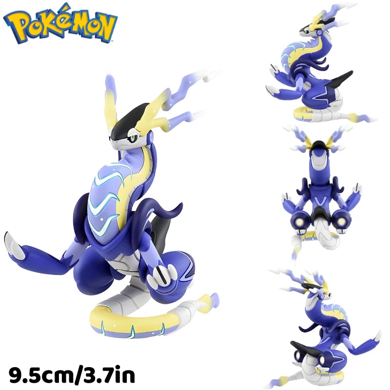 Original Takara Tomy Pokemon Figure Toys Koraidon Rayquaza Palkia Groudon Solgaleo Arceus Charizard Anime Figurine Model Dolls