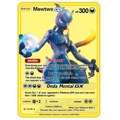 Pokemon English Metal Game Collection Card Anime Figure Charizard Pikachu Blastoise Mewtwo Battle Collection Carte Card Toy Gift