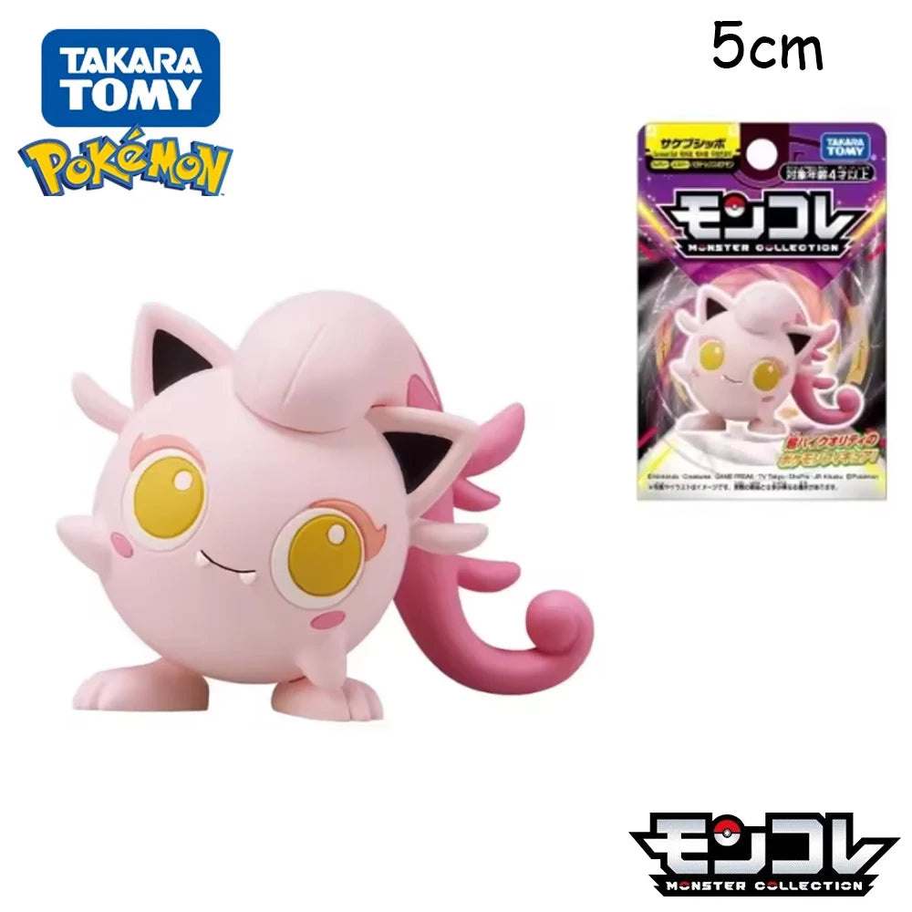 Original Takara Tomy Pokemon Figure Model Toy Sableye Decidueye Gholdengo Tatsugiri Anime Statue Desktop Ornaments Toy Gift
