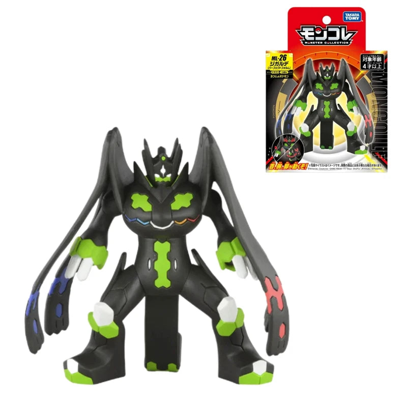 Original Pokemon Yveltal Xerneas Zygarde Figures Toy Mini Handmade Model Doll Pocket Monster Anime Statue Commemorative Gift