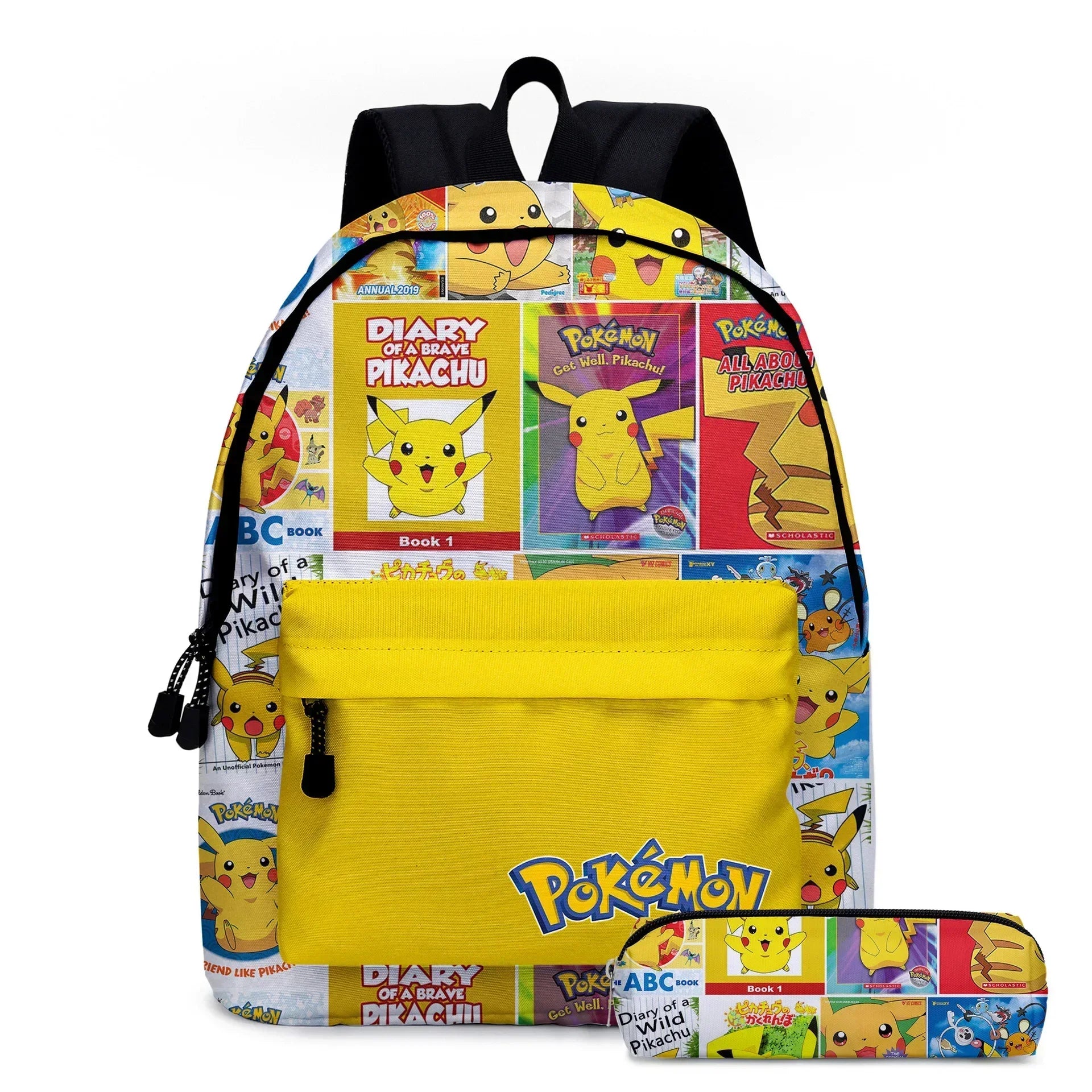 Pokemon School Bags Backpacks Pikachu Anime Figures Kids Bags Big Capacity Travel Bag Girls Boys Christmas Gifts Toys