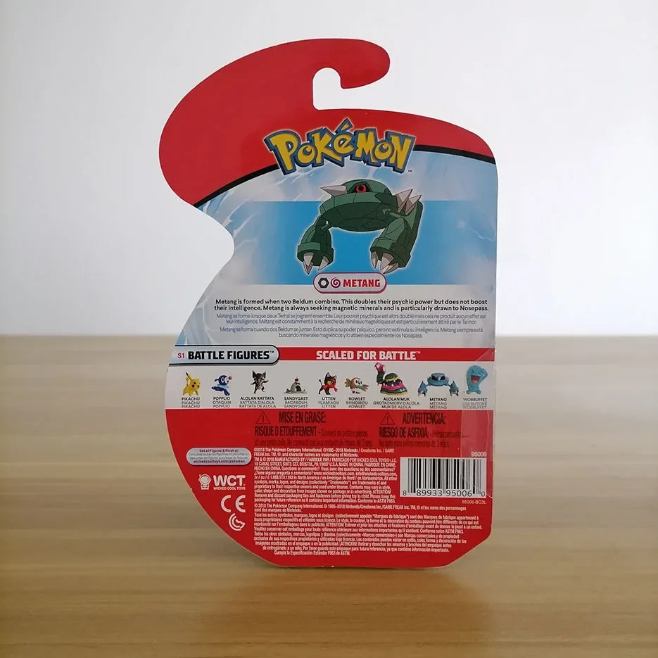 Pokemon WTC Pikachu Popplio Rowlet Litten Sandygast Muk Wobbuffet Metang Doll Gifts Toy Model Anime Figures Collect