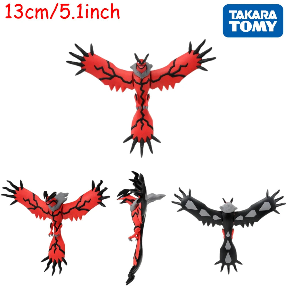 Original Pokemon Yveltal Xerneas Zygarde Figures Toy Mini Handmade Model Doll Pocket Monster Anime Statue Commemorative Gift