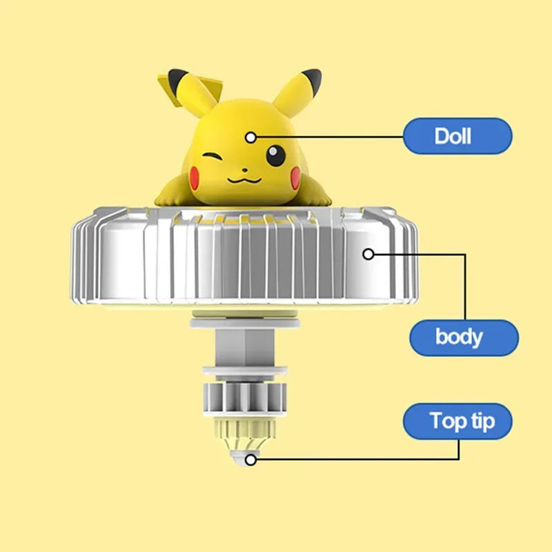 Pokemon Arena Set Spinning Top Ball Game Battle Pokeball Box Anime Figure Pikachu Charmander Squirtle Mew Eevee for Toy Child