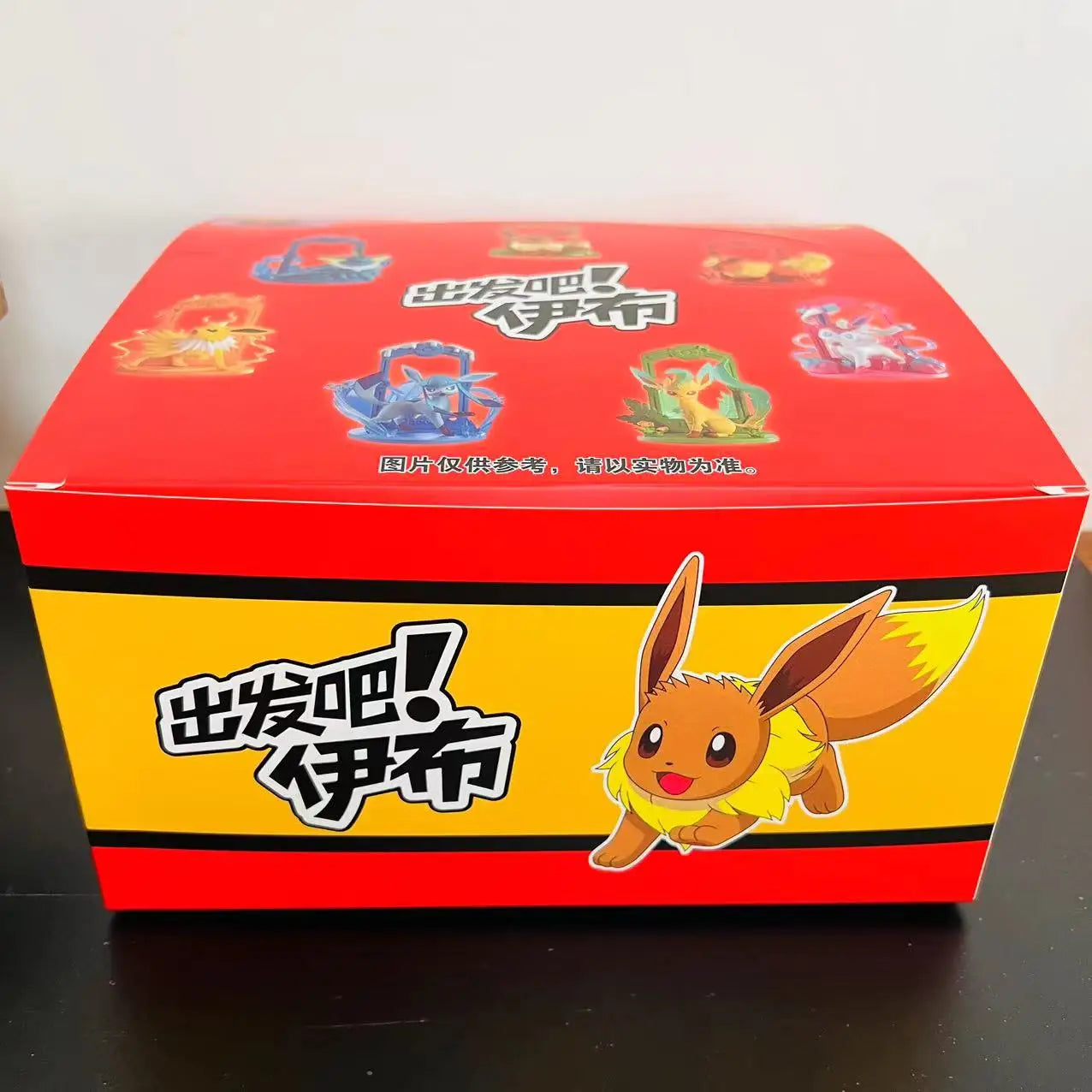 9pcs/Set Pokemon Eeveelution Figure Set Eevee Sylveon Espeon Glaceon Leafeon Box Anime Figure Toy Children's Birthday Gift