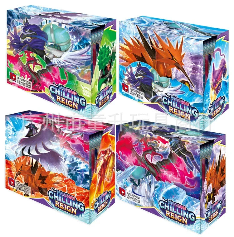 360pcs Pokémon Collection Game Card Booster Card Pack Sword and Shield Series Prismatic Evolutions - Toy Gift Flash Card