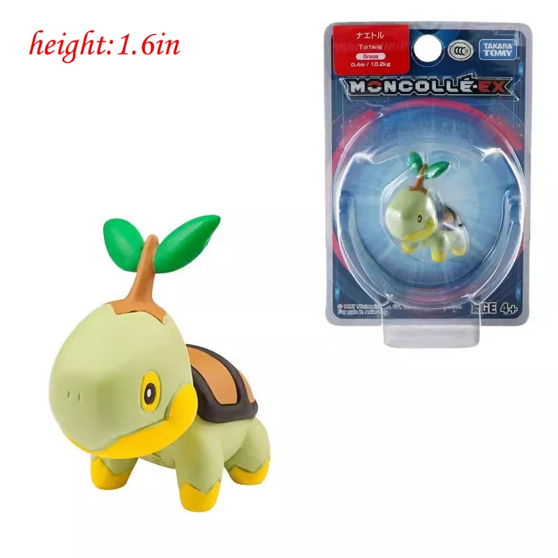 ORIGINAL Pokemon Anime Figure Toy Pikachu Gengar Charizard Dragonite Lucario Psyduck Eevee Cartoon Figurine Model  Decor Gift